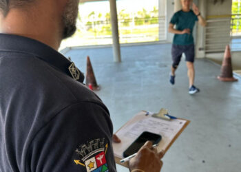 Guarda Civil Municipal de Vitória realiza Teste de Aptidão Física anual para monitorar a saúde e o preparo físico dos agentes.