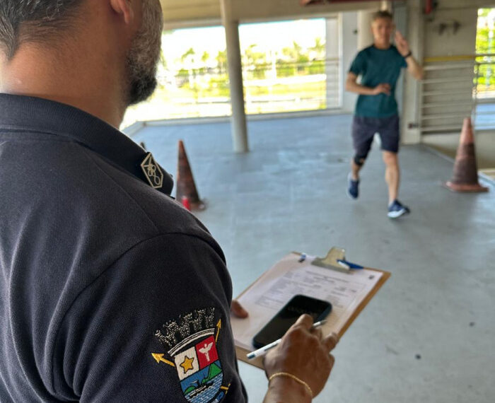 Guarda Civil Municipal de Vitória realiza Teste de Aptidão Física anual para monitorar a saúde e o preparo físico dos agentes.