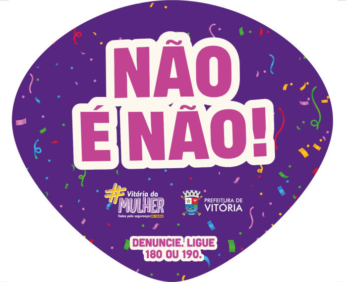 Prefeitura de Vitória promove campanha “Não é Não” no Sambão do Povo para combater o assédio sexual durante os desfiles e orientar o público sobre denúncias.