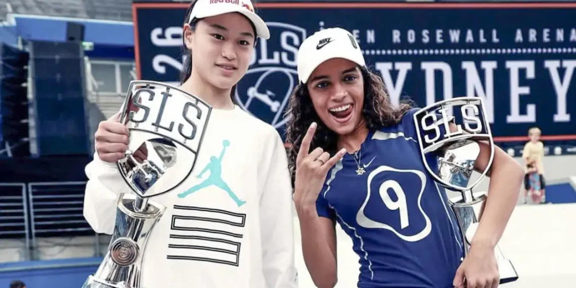 Rayssa Leal vence a etapa de Sydney da Street League Skateboarding e inicia campanha rumo ao pentacampeonato da principal liga do skate street.