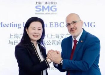 EBC fecha parcerias com empresas de mídia na China, incluindo Shanghai Media Group e plataformas digitais, e amplia cooperação tecnológica e audiovisual.