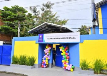 Prefeitura de Vitória entrega CMEI reformado e climatizado no bairro Grande Vitória, com investimento de quase R$ 1,9 milhão.