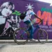 Mural de 140 metros em homenagem a Tainara Souza é inaugurado na Marginal Tietê, em São Paulo, durante ato contra o feminicídio que abriu a programação do Dia Internacional da Mulher.