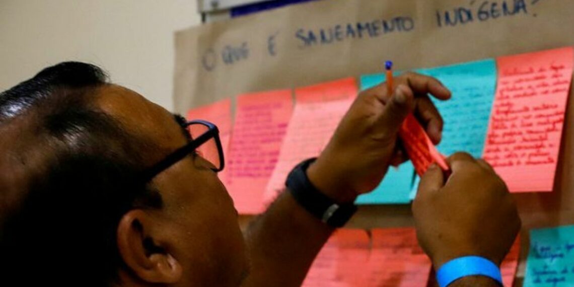 Ministério da Saúde lança Programa Nacional de Saneamento Indígena com investimento de R$ 10,8 bilhões para ampliar acesso à água e saneamento nas aldeias.