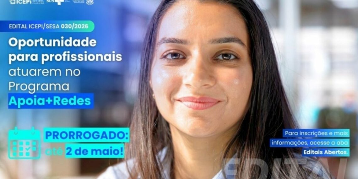 Sesa prorroga inscrições para o programa Apoia+Redes até 2 de maio. São 20 vagas para profissionais de saúde com atuação na Atenção Primária no ES.