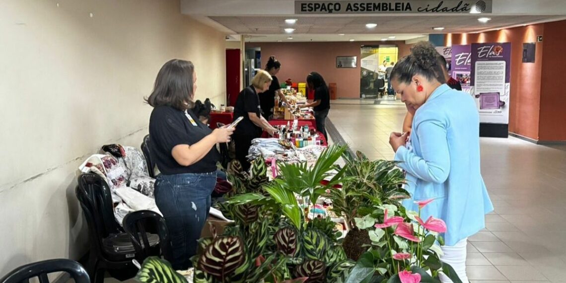 Feira na Assembleia Legislativa oferece presentes artesanais para o Dia das Mães com preços acessíveis e incentivo ao empreendedorismo.