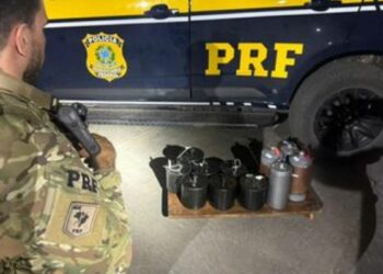 Polícia Rodoviária Federal apreende 400 kg de mercúrio em Roraima, maior registro da história da corporação. Material seria usado no garimpo ilegal.