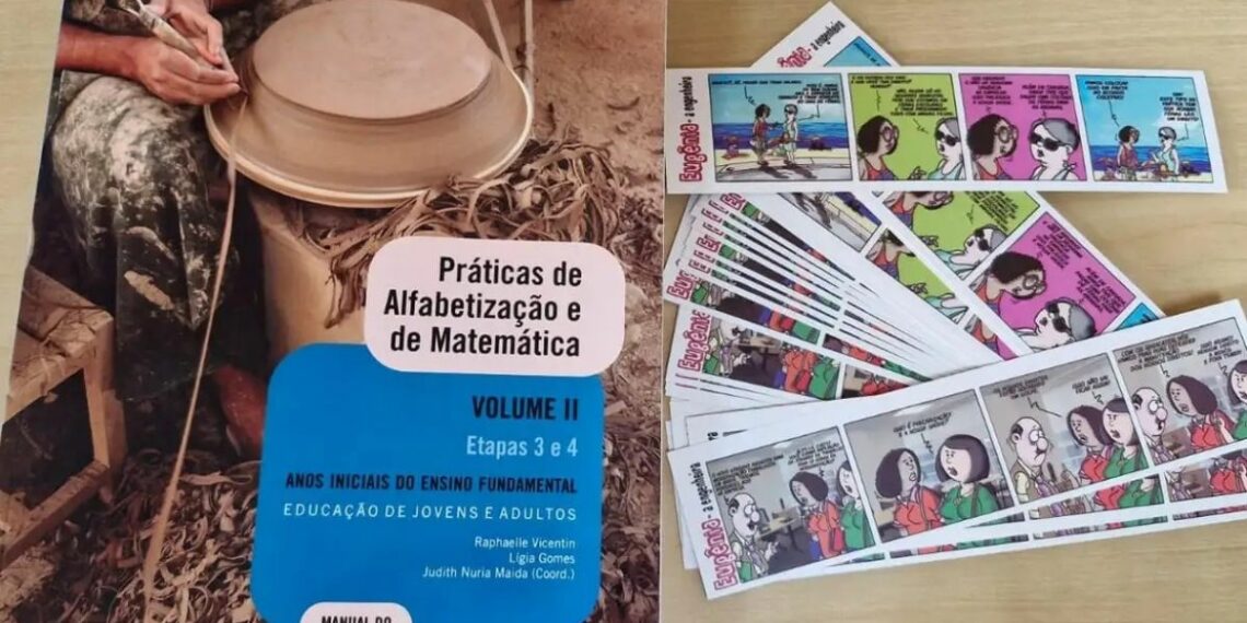 Material da EJA usa quadrinhos da Engenheira Eugênia para conscientizar alunos sobre assédio moral e violência de gênero no trabalho. Projeto também promove representatividade.