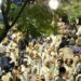 Cortejo liderado pelo bloco afro Ilú Obá de Min reuniu mulheres negras no Bixiga, em São Paulo, em manifestação cultural e política contra a falsa abolição da escravatura e o apagamento da história negra.