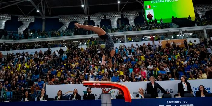 Com destaque para Rebeca Andrade, Brasil garante vagas no Mundial de Ginástica Artística e segue na disputa por medalhas no Pan-Americano.