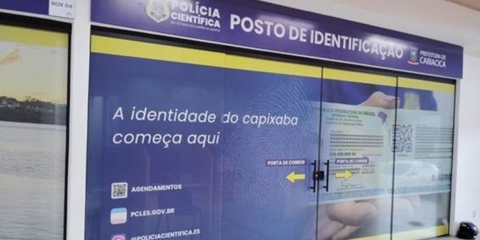 Polícia Científica inaugura novo posto de identificação em Cariacica para emissão da Carteira de Identidade Nacional com atendimento agendado.