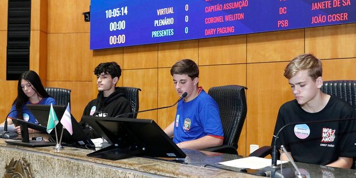 Estudantes de Domingos Martins participaram do projeto Deputado Jovem na Assembleia Legislativa do Espírito Santo e conheceram de perto o processo de criação de leis.