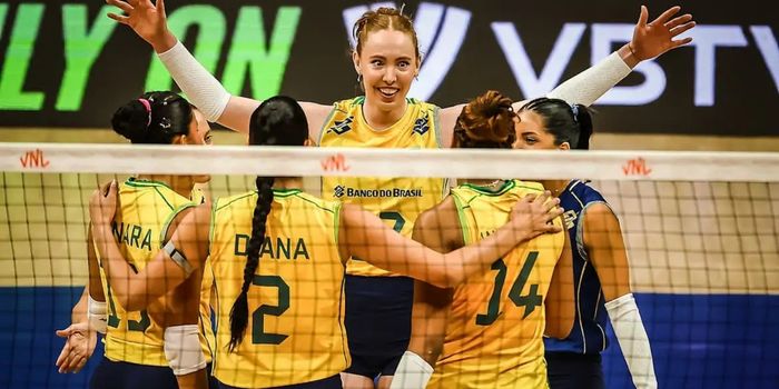 Brasil derrota a Bélgica em jogo emocionante na Liga Mundial de Vôlei Feminino, conquista a sexta vitória seguida e segue na liderança.