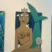 Exposição gratuita Saudação a Iemanjá – 3 Tempos reúne mais de 120 obras de artistas renomados e iniciantes na Biblioteca Parque Estadual, no Rio de Janeiro, até 15 de junho.