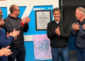Ricardo Ferraço inaugura Companhia Independente da PM em Santa Maria de Jetibá, autoriza obras na ES-264, entrega títulos de propriedade e anuncia investimentos para o agronegócio capixaba.