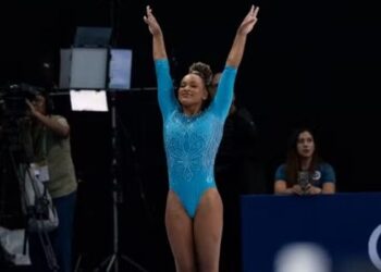 Rebeca Andrade voltou às competições em grande estilo e conquistou a medalha de ouro no salto do Pan-Americano de Ginástica Artística 2026.