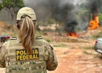 PF realiza nova fase de operação contra garimpo clandestino no Amapá e bloqueia patrimônio milionário ligado a esquema de lavagem de dinheiro.