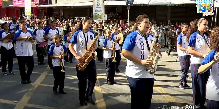 TVE transmite ao vivo o desfile cívico-militar dos 136 anos de Cariacica nesta quarta-feira (24), a partir das 9h, pela TV aberta e YouTube.