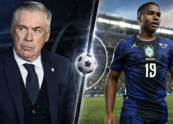 Memes no X viralizam com história fictícia envolvendo Carlo Ancelotti e Endrick em uma suposta rivalidade.