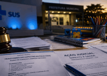 Em Presidente Kennedy, família busca decisão judicial para garantir terapias e suporte escolar a criança com TEA pelo SUS.