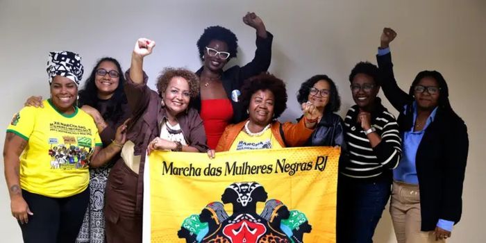 12ª Marcha das Mulheres Negras reúne participantes de todo o Rio de Janeiro em Copacabana no dia 26 de julho.