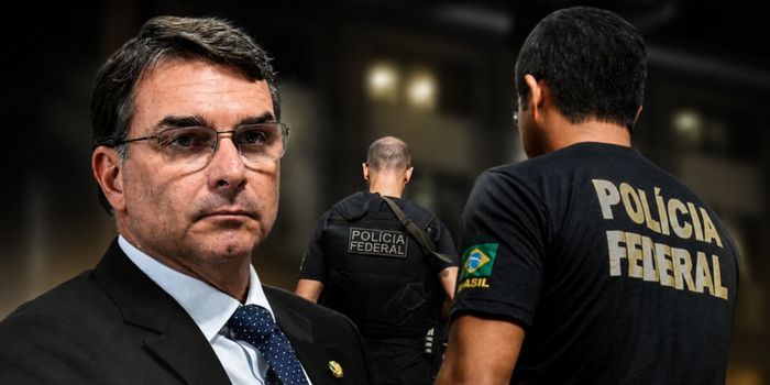 Flávio Bolsonaro diz que não quer agentes da PF em sua campanha e promete fortalecer a autonomia da corporação se for eleito presidente.