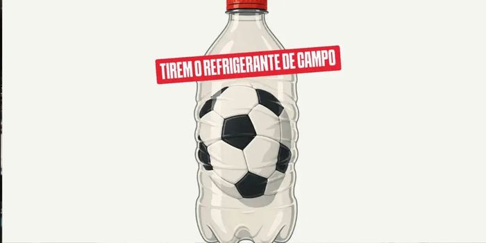 Campanha internacional cobra da Fifa o fim do patrocínio de fabricantes de refrigerantes na Copa do Mundo por motivos de saúde pública.