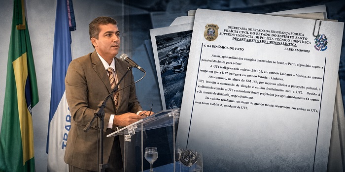 ES: Suplente de Casagrande foi indiciado por morte no trânsito após colisão na BR-101