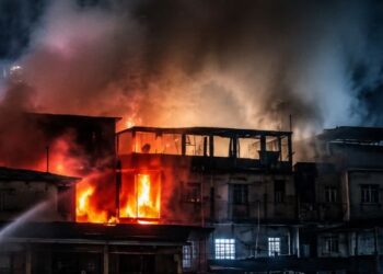 Homem morreu após uma casa pegar fogo em Cachoeiro de Itapemirim. Bombeiros encontraram o morador inconsciente dentro do banheiro.
