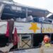 Tombamento de ônibus na BR-040, em Petrópolis, deixa dez mulheres mortas e dezenas de feridos na madrugada deste domingo.