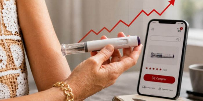 Vendas online de medicamentos associados ao GLP-1 cresceram 149,3% no Brasil no primeiro semestre de 2026, segundo levantamento da Serasa Experian.