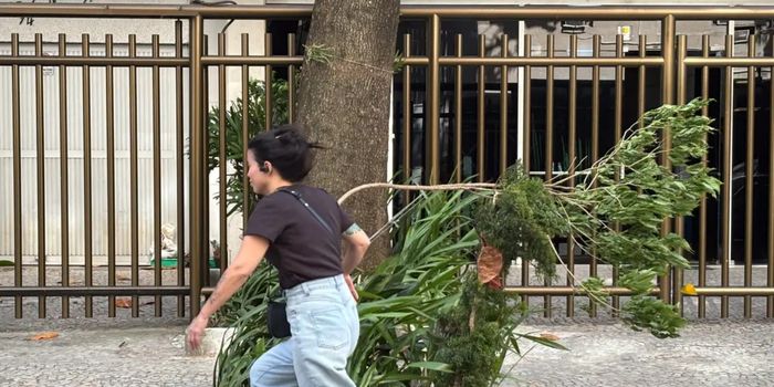 Rio de Janeiro tem alerta para ventos de até 75,9 km/h neste domingo. Frente fria deve mudar o tempo e provocar queda de temperatura.