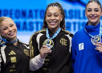 Campeonato Brasileiro de Ginástica Artística tem primeiros campeões definidos em Brasília; Flamengo conquista dois ouros no feminino.