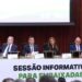 Presidente do TSE apresenta sistema eleitoral a embaixadores e destaca regras contra o uso ilegal de inteligência artificial nas eleições.