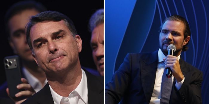 Polícia Federal investiga suspeitas de corrupção passiva e lavagem de dinheiro envolvendo Flávio Bolsonaro, Daniel Vorcaro e filme sobre Jair Bolsonaro.