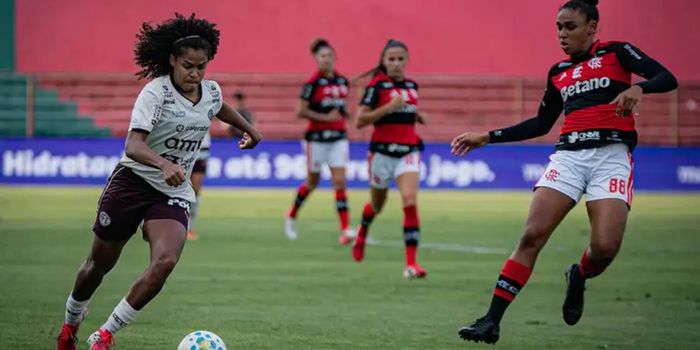 Flamengo vence a Ferroviária por 1 a 0 no jogo de ida das quartas do Brasileirão Feminino e leva vantagem para a partida de volta.