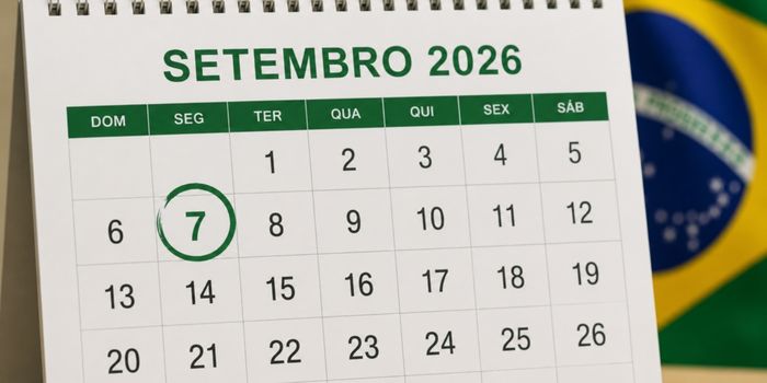O próximo feriado nacional de 2026 será em 7 de setembro, uma segunda-feira. Veja as demais datas previstas até o fim do ano.