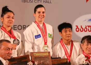 Brasil conquista três ouros, duas pratas e dois bronzes no segundo dia do Mundial Paralímpico de Judô, em Tbilisi, na Geórgia.