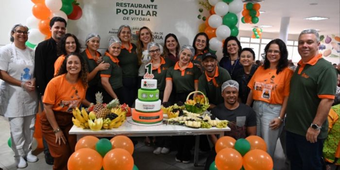 Restaurante Popular de Vitória completa um ano com 261 mil refeições servidas e atendimento diário à população.