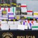 Polícia Federal apreendeu cerca de 2 mil ampolas de medicamentos estrangeiros em Floresta, no Paraná. Duas pessoas foram presas em flagrante.