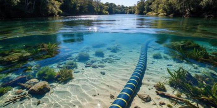 Cabos de fibra óptica instalados em rios ajudam a ampliar a conectividade na Amazônia e integram redes terrestres e subfluviais.