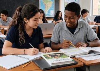 Brasil melhora no Pisa 2025 em Leitura, Matemática e Ciências, mas ainda fica abaixo da média dos países da OCDE.