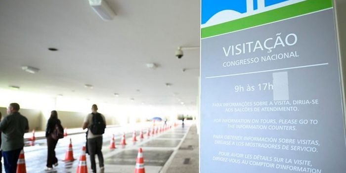 Visitas ao Congresso Nacional ficam suspensas de 5 a 7 de setembro por motivos de segurança. Agendamentos retornam na quinta-feira (10).
