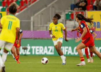 Brasil perde por 1 a 0 para a Espanha nas quartas de final e é eliminado da Copa do Mundo feminina Sub-20 na Polônia.