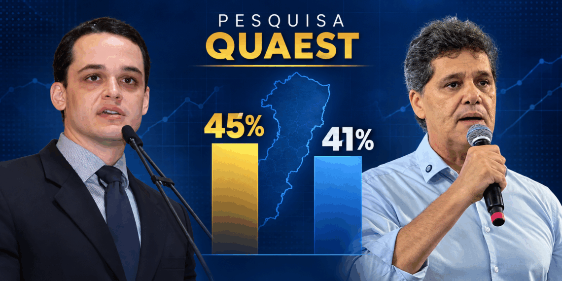 Quaest: Pazolini vira na reta final e chega a 45% dos votos válidos no Espírito Santo