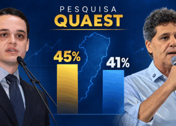Quaest: Pazolini vira na reta final e chega a 45% dos votos válidos no Espírito Santo