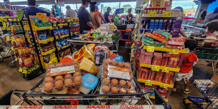 Vendas em supermercados cresceram 6,5% na primeira semana e 6,3% na segunda semana de outubro de 2026, segundo levantamento da Abras.