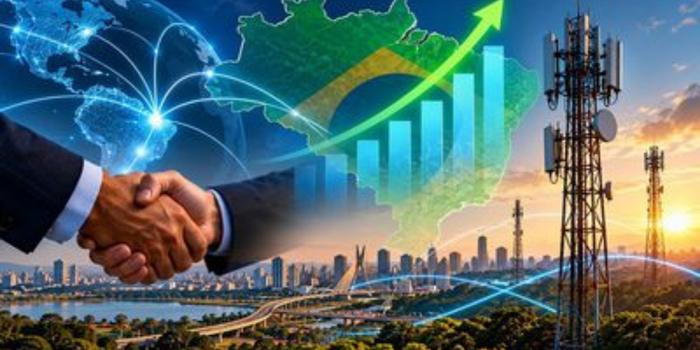 Investimentos estrangeiros em telecomunicações, informação e comunicação chegam a US$ 5,6 bilhões no Brasil e registram recorde em 2026.