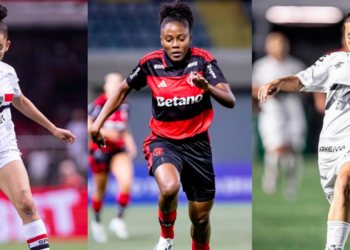 Prêmio TV Brasil Petrobras Para Elas anuncia as três finalistas de Jogadora Revelação de 2026. Vencedoras serão conhecidas em novembro, em São Paulo.