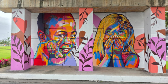 Prefeitura de Vitória leva arte urbana a muros e manilhas para incentivar a educação ambiental, combater o vandalismo e valorizar os espaços públicos.